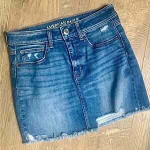 American Eagle Outfitters Blue Mini Pencil Skirt - 6